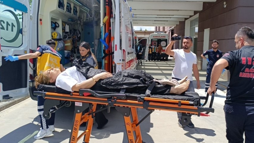 Elektrik Akımına Kapılan Kadın Yaralandı