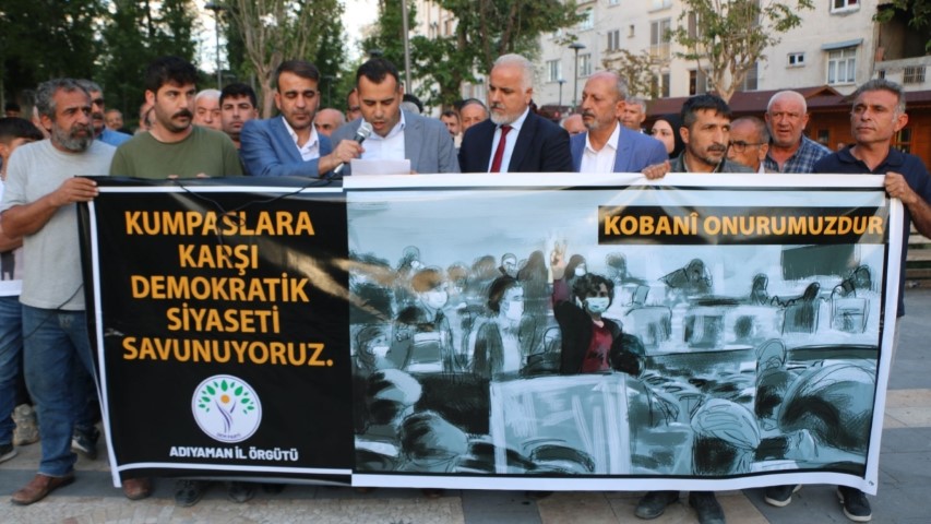 Kobani Davası Adıyaman’da Protesto Edildi