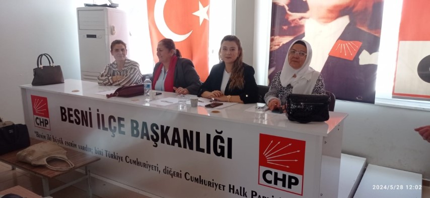 Besni'de CHP Kadın Kolları Başkanlığı Seçimi