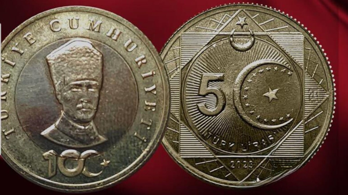 5 TL'lik Madeni Paralar Tedavüle Çıkarılıyor