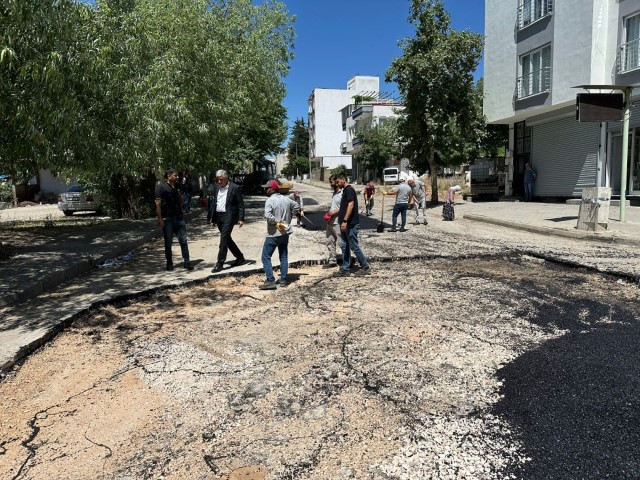 Başkan Hallaç Yol Çalışmalarını İnceledi