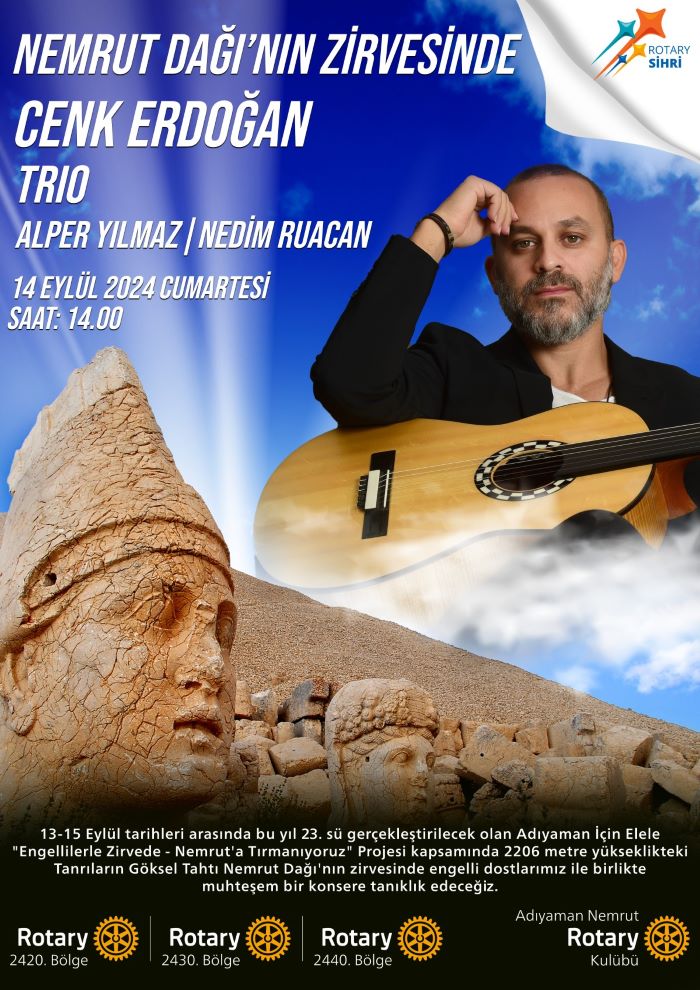 Nemrut Dağı'nda 14 Eylül'de Konser