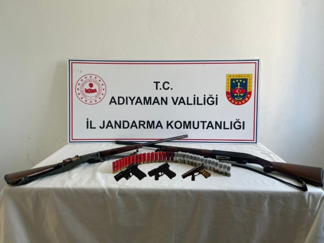 Adıyaman'da Silah Kaçakçılarına Operasyon