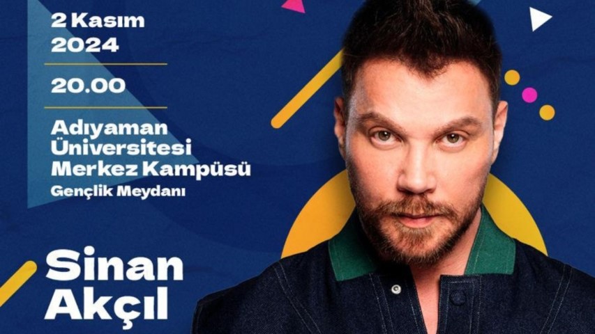 Adıyaman Üniversitesi'nde Sinan Akçıl Konseri