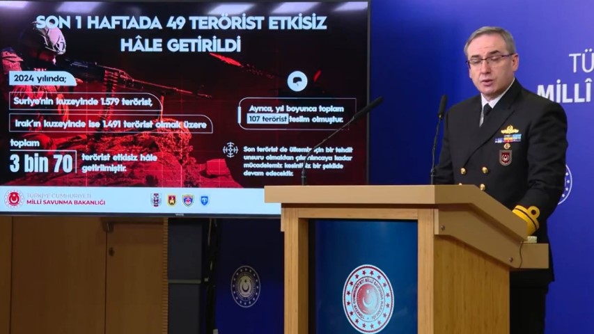 2024’te 3 Bin 70 Terörist Etkisizleştirildi 