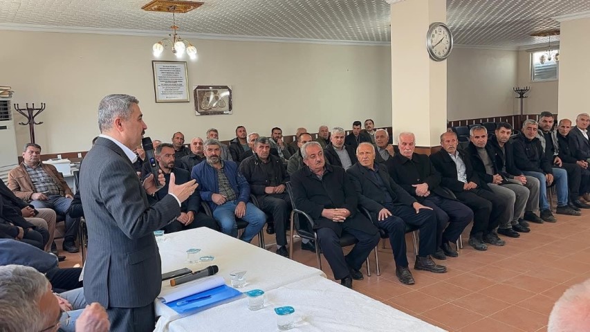AK Partili Alkayış, Çelikhanlılarla Buluştu