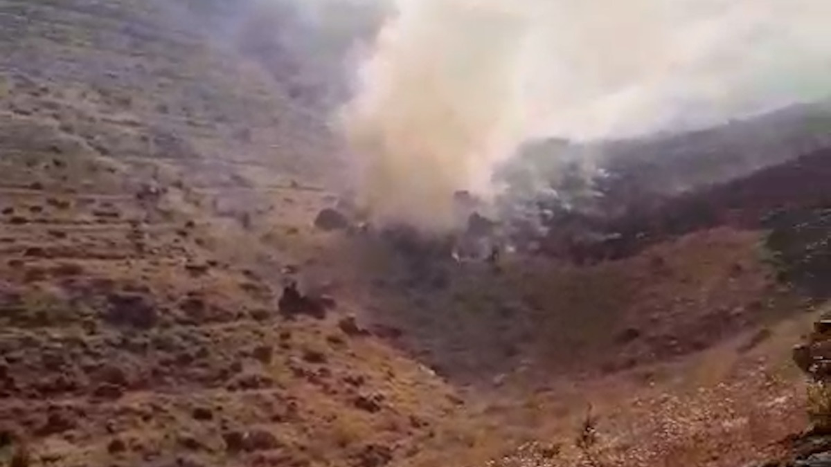 Adıyaman Koçali Köyü'nde Orman Yangını