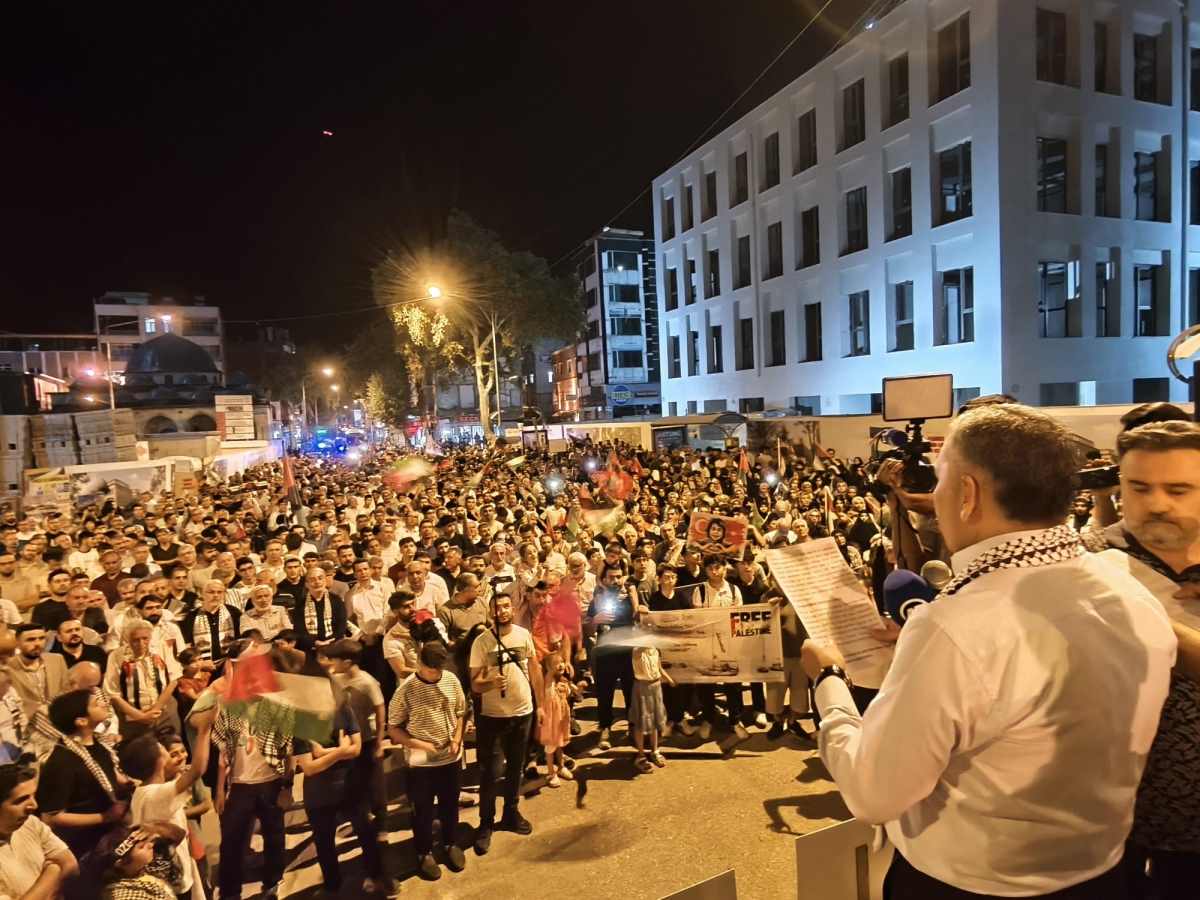 Adıyaman’da Sumud Filosuna ve Gazze'ye Destek