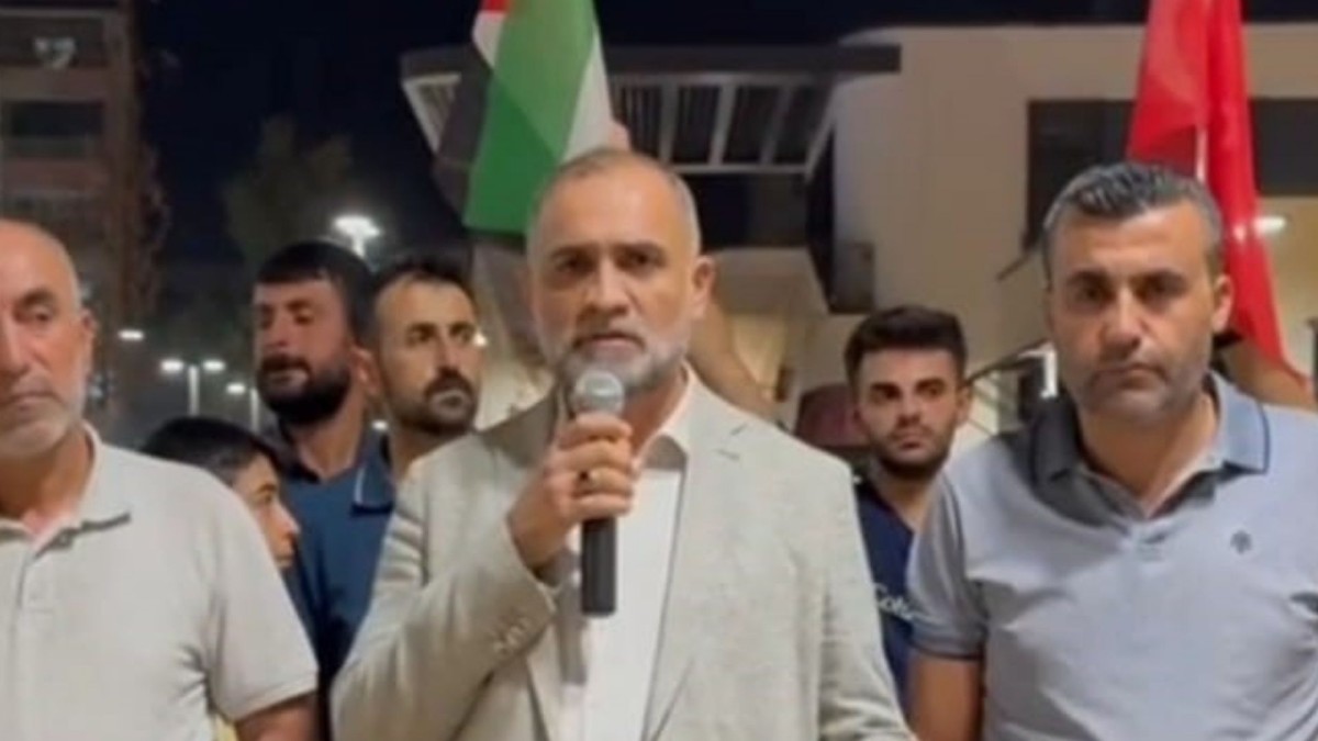 Adıyaman’da, Sumud Filosu'na Destek Nöbeti