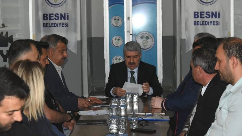 Besni İçin Yeni Dönem Planları Masada