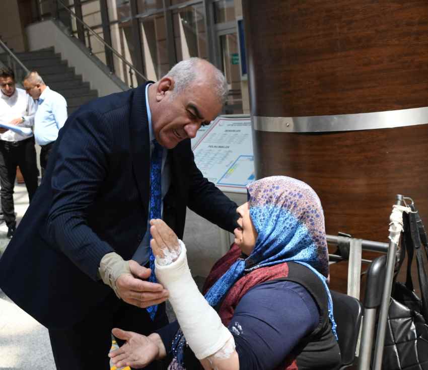 Milletvekili Özhan’dan Adıyaman Hastanesinde Hasta Ziyareti
