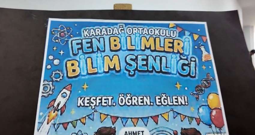Karadağ Ortaokulu’nda Bilim Şenliği Coşkusu