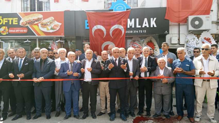 Kahta’da MHP’nin Yeni Hizmet Binası Dualarla Açıldı