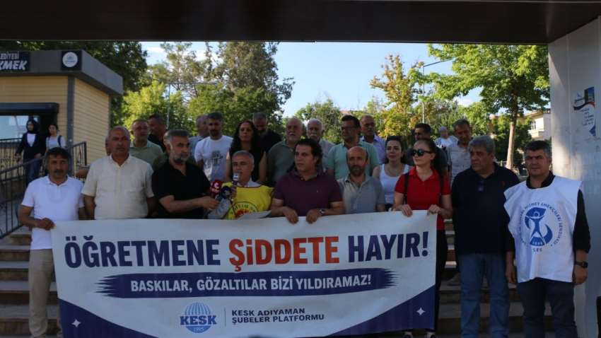 Adıyaman’da Gözaltı Protestosu