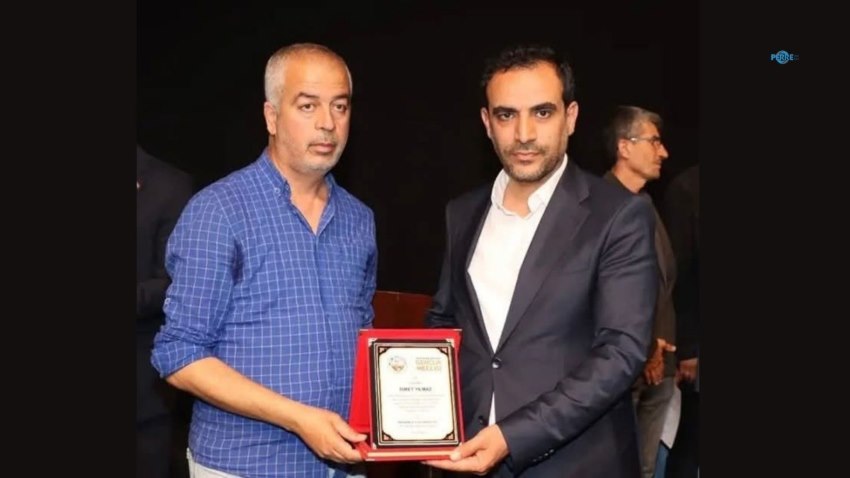 İsmet Yılmaz’dan İshak Yıldız’a Anlamlı Plaket