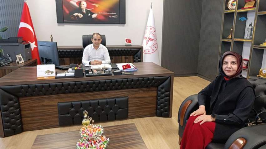 Türk Sağlık-Sen Adıyaman'dan İl Sağlık Müdürü Mehmet Şirik'e Ziyaret