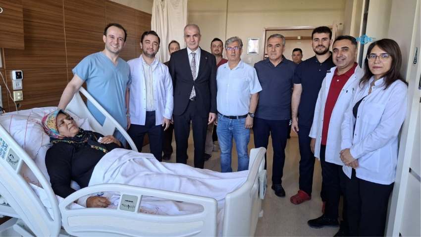 Adıyaman'da endoskopik hipofiz ameliyatıyla görme kaybı yaşayan hasta sağlığına kavuştu