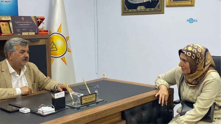 AK Parti Adıyaman İl Başkanı Ekrem Çadır vatandaşlarla bir araya geldi