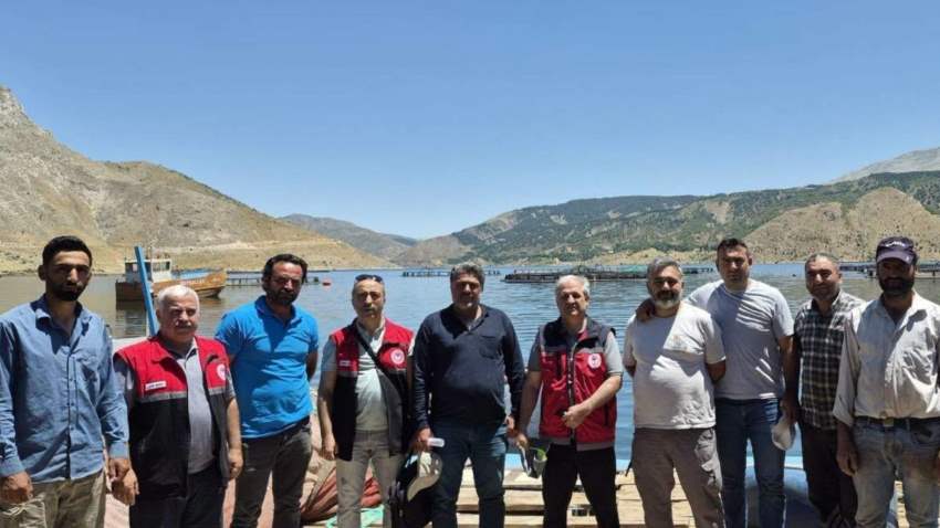 Adıyaman'da su ürünleri yetiştiriciliği tesisleri denetlendi