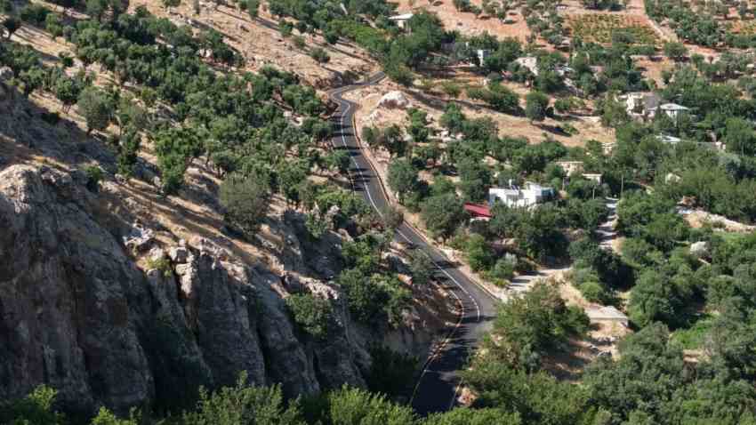 Alidam yolunda asfalt çalışmaları sürüyor