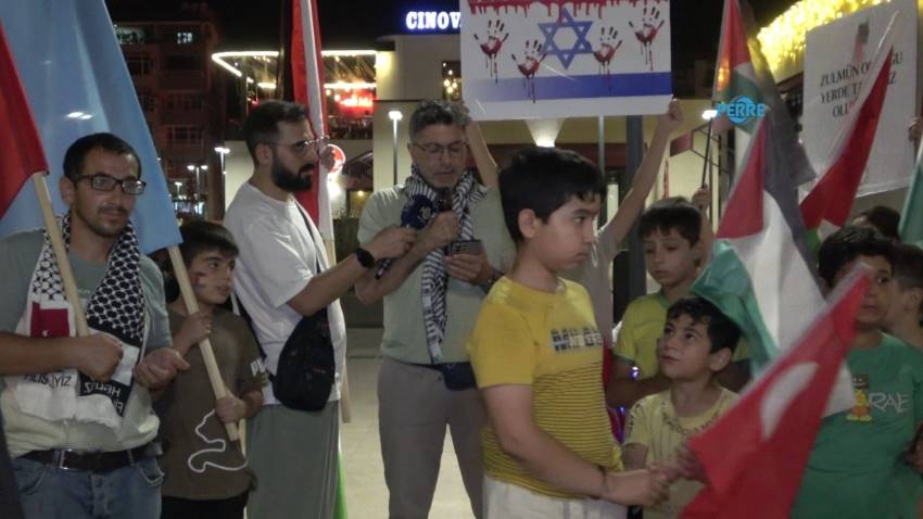 Adıyaman'da Filistin için 6. boykot nöbeti