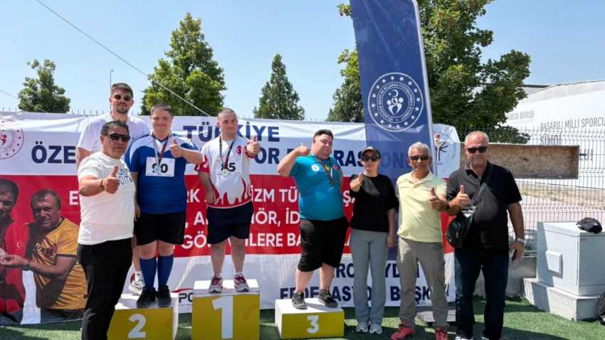 Adıyamanlı özel sporculardan Türkiye şampiyonasında büyük başarı