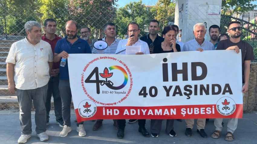 İHD'nin 40. yılında Adıyaman'da insan hakları ve barış vurgusu