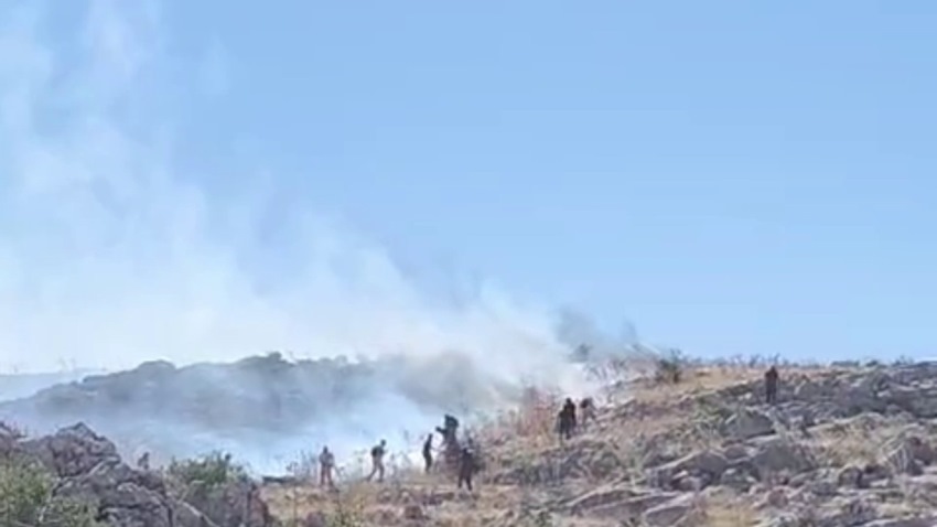 Adıyaman'da orman yangını sürüyor