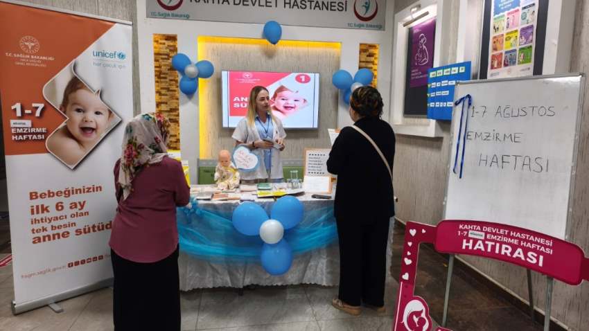 Kahta'da emzirme haftası etkinliği