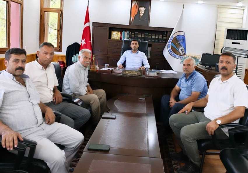 Muhtarlardan Başkan Talaş'a ziyaret