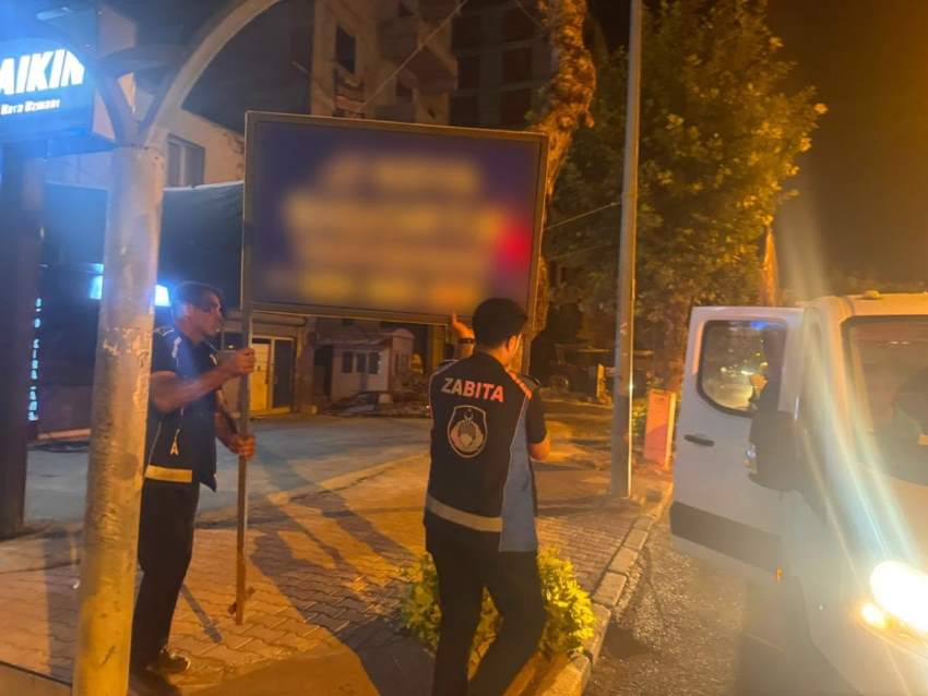 Adıyaman’da zabıtadan tabela ve reklam denetimi