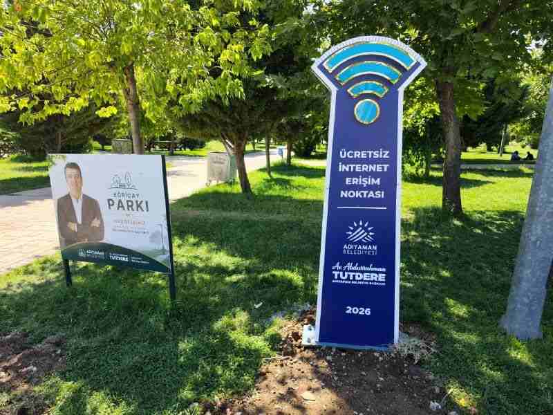 Adıyaman’da 8 noktada ücretsiz Wi-Fi
