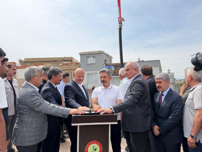 Kesmetepe Camii’nin temeli dualarla atıldı