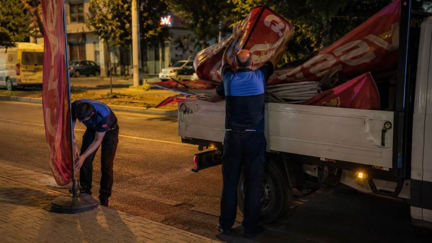 Adıyaman’da kaldırımları işgal edenlere denetim