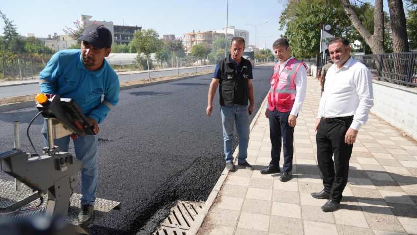 Mimar Sinan’da altyapı sonrası asfalt çalışması başladı