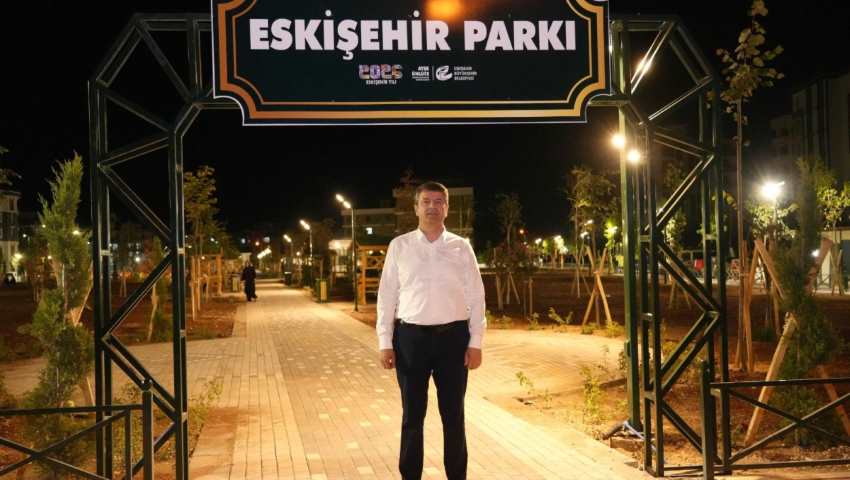 Eskişehir Parkı çevresinde asfalt mesaisi