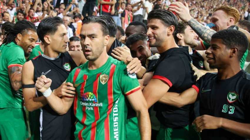 Amedspor, Beşiktaş’ı yenip liderliğe yükseldi