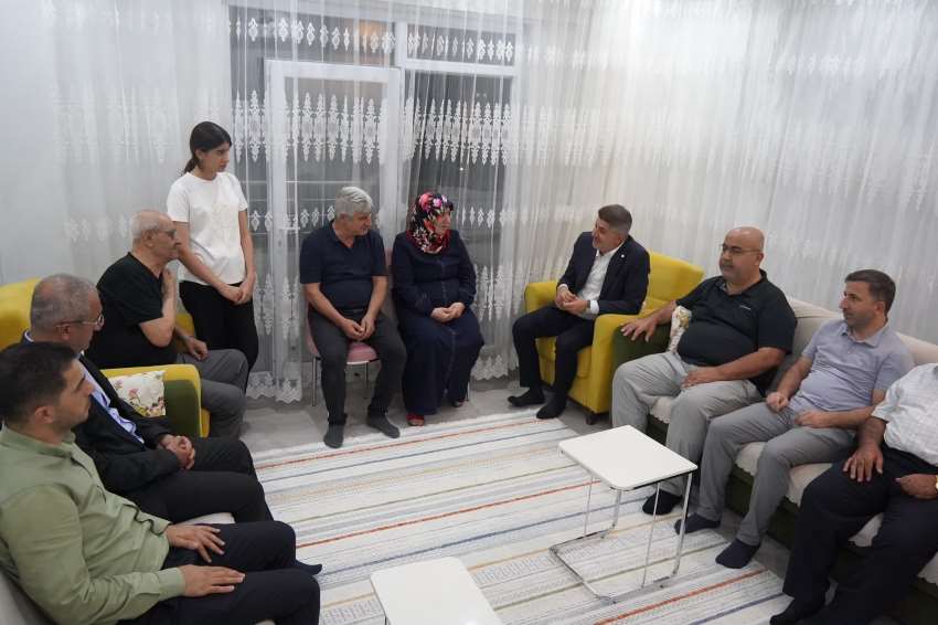 İshak Şan’dan Uluçay Ailesine Ziyaret