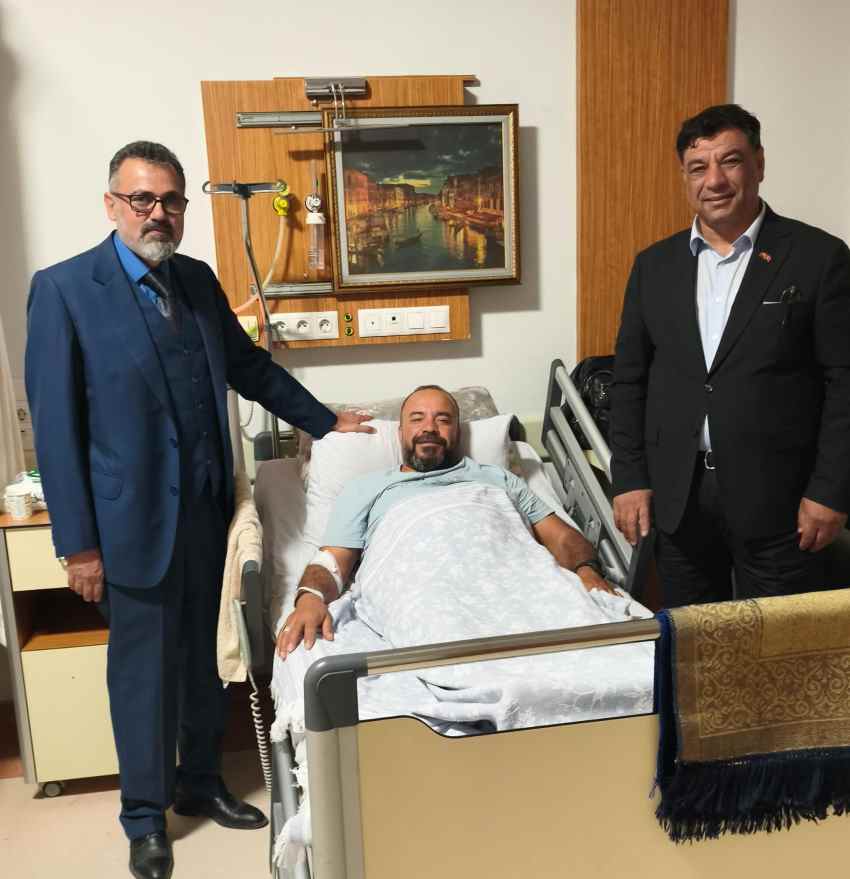 Aslan’dan Bayri’ye geçmiş olsun ziyareti