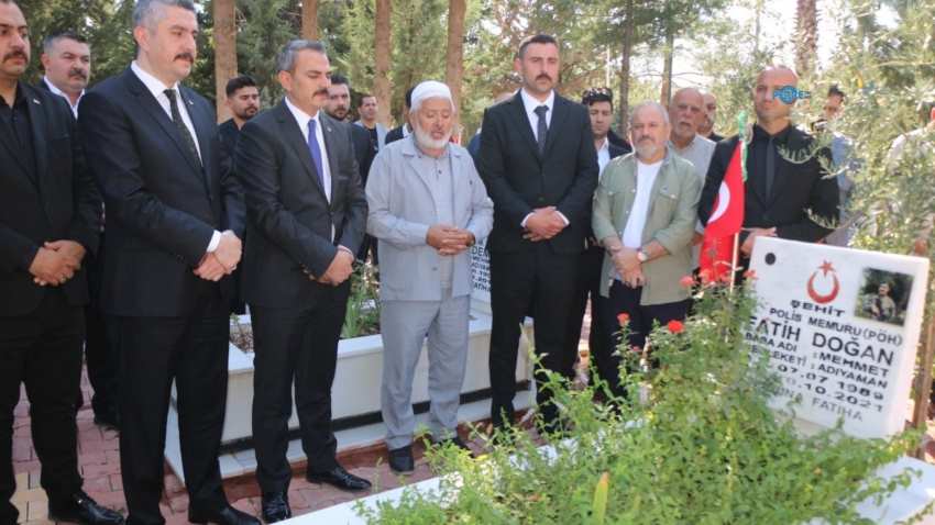 Şehit polis Fatih Doğan mezarı başında anıldı
