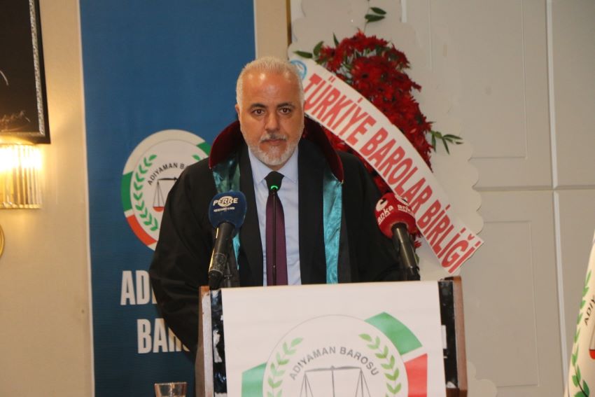 Bilal Doğan’dan Adıyaman Barosu’nda veda konuşması