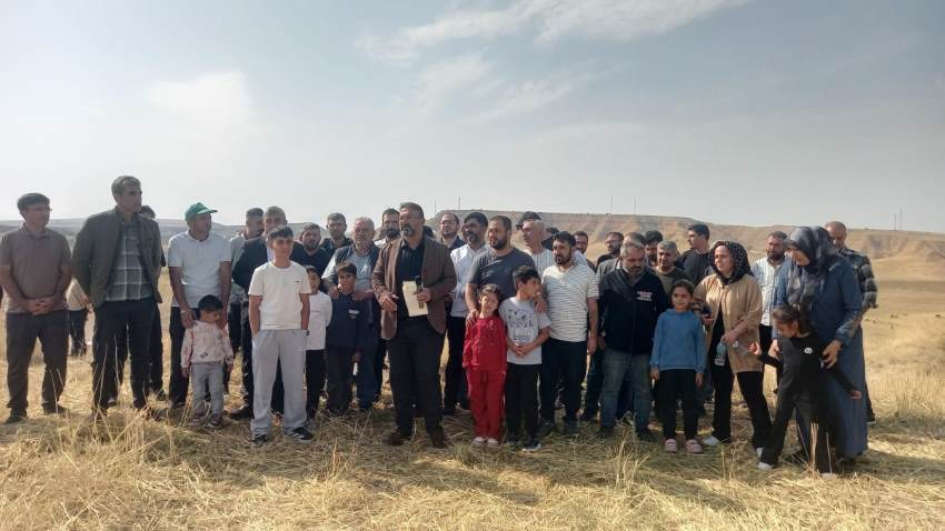 Kahta'da hak sahiplerinden arsa tepkisi