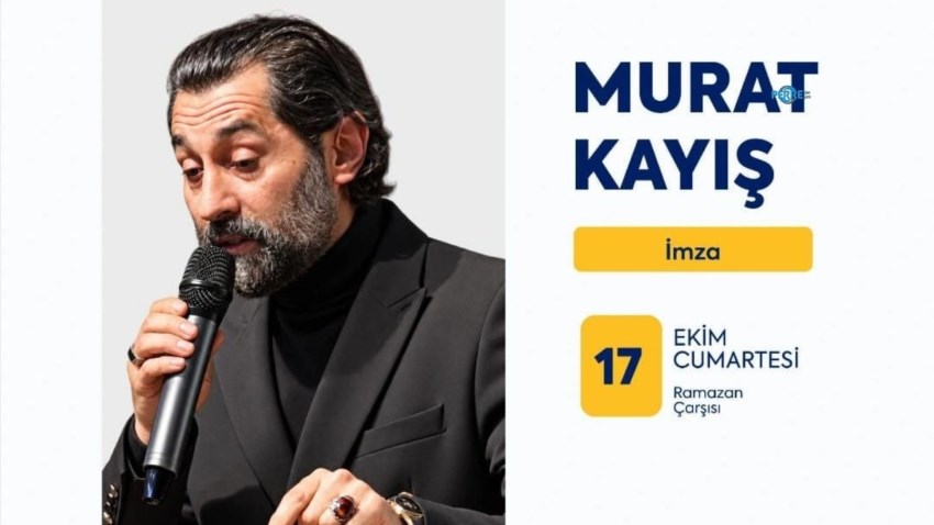 Murat Kayış Kahta’da okurlarıyla buluşacak