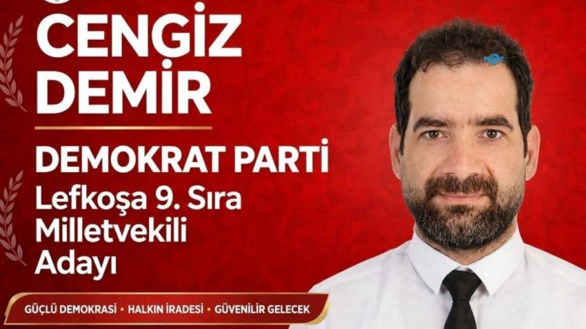 Adıyamanlı Cengiz Demir, KKTC’de aday oldu
