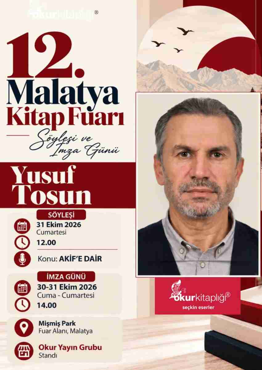 Adıyamanlı yazar Tosun, Malatya’da