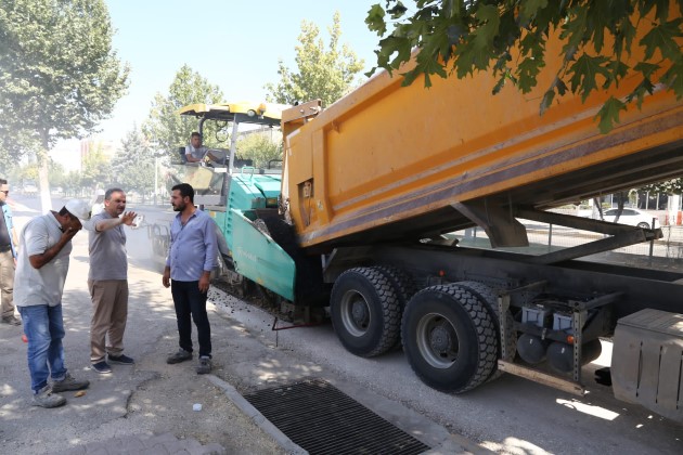 Başkan Kılınç Bulvardaki Çalışmaları İnceledi