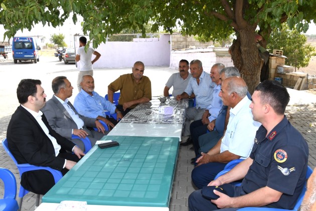 Vali Çuhadar, Kırsalda Vatandaşları Dinledi