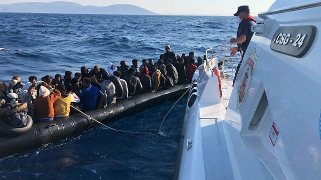 Binden Fazla Düzensiz Göçmen Kurtarıldı 