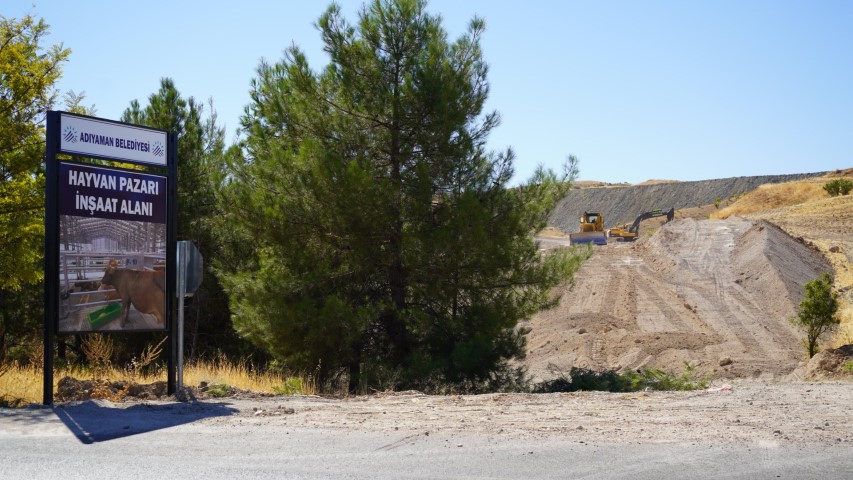 Hayvan Pazarı Yolu Genişletiliyor