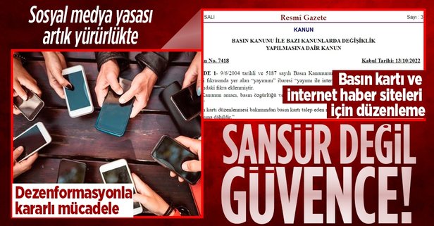 Sosyal Medya Kanunu Resmi Gazetede Yayımlandı 